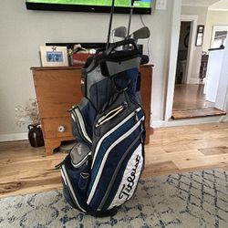 Taylormade Irons And Titleist Bag