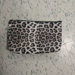 Leopard small makeup make or storage bag