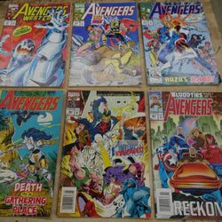 LOT 6 MARVEL COMIC BOOKS 89 DECEMBER 1992; 349 JULY 1992;  351 LATE AUGUST 1992;  356 NOVEMBER 1992; 362 MAY 1993;  368 NOVEMBER 101140001