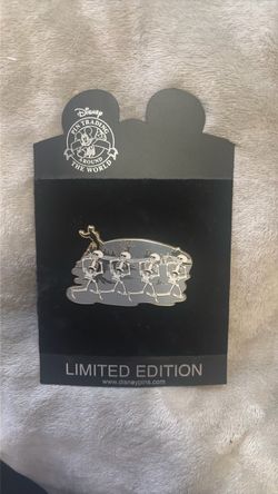 DISNEY STORE SILLY SYMPHONIES 80TH ANNIVERSARY PIN SKELETON DANCE LE100