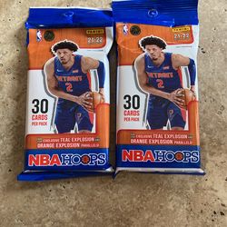 NBAHOOPS ‘21-22  Fat Pack. 30 Cards