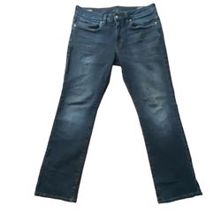 Buffalo David Bitton Jeans RELAXED STRAIGHT DRIVEN Men's 32 x 30 Dark Blue Wash