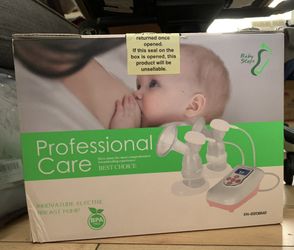 BABY STEPS Double Electric Breast Pump, 2 Modes & 9 Levels of Suction, Portable Pain -Free Feeding Pump