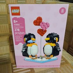 Lego Valentine Penguins In Love (40886) - Brand New!