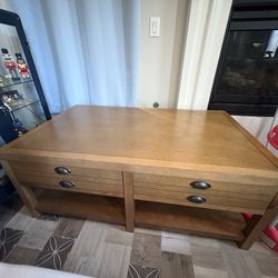 Coffee Table With Drawers 