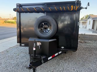 New 12ft Long Hydraulic Dump Trailer with Accessories 🇺🇸