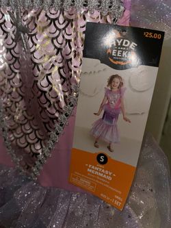 Halloween Fantasy Little Mermaid Costume Dress Size 4-7 Small