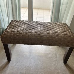 Beautiful Woven Bench 