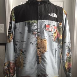 The north face Supreme Atlas World Map Coaches Jacket Size 2XL