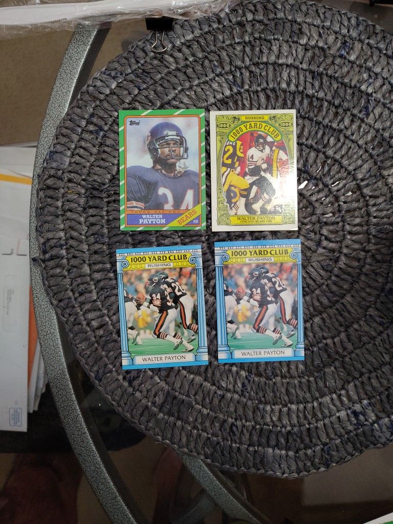 Walter Payton's Cards