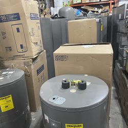 Water heaters 36 Gals, 30 Gals, 75 Gas