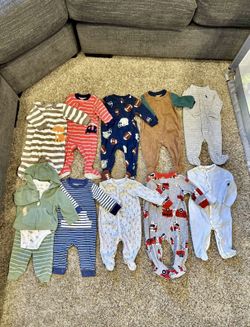 Lot of Baby Clothes (Size:  6 Months) - 51 Items!!