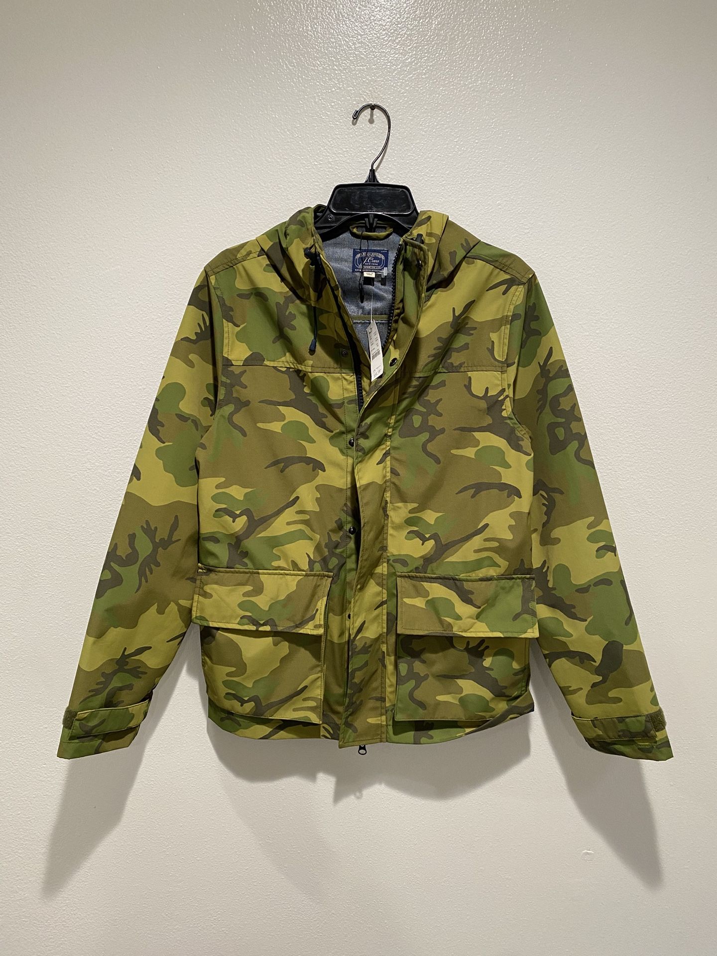 J Crew Soft Shell Camo Jacket Size XS Men
