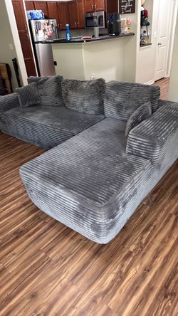 L shape sofa - memory foam