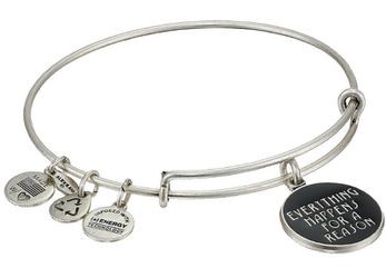 Alex and ani brAcelet everything happens for a reason charm