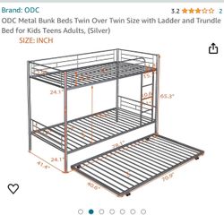 Metal Bunk Bed