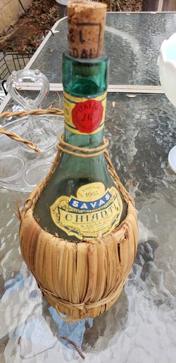 Vintage empty bottle