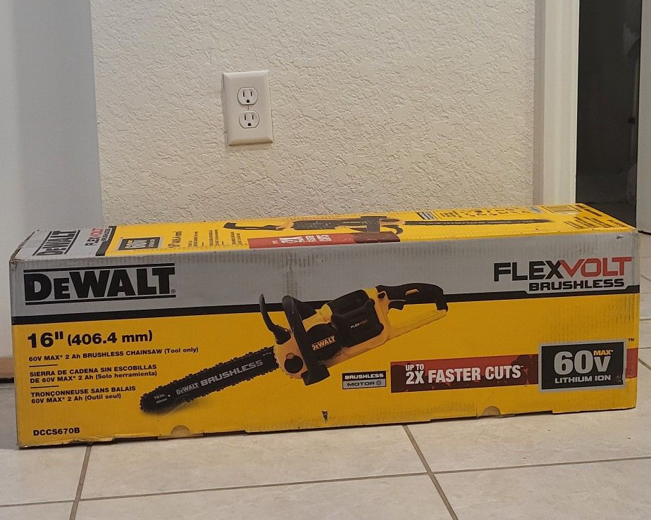 16" FLEXVOLT 60V MAX CHAINSAW (TOOL-ONLY)