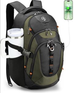 Swissdigital Design Laptop Backpack with USB Charging Port,