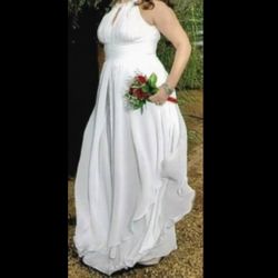 Egyptian Style White long Dress