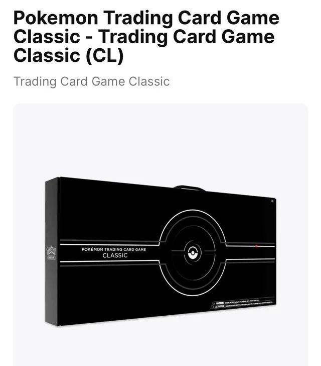 Pokemon Classic Collection Box Sealed