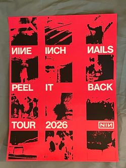 Nine Inch Nails 2026 Tour Poster