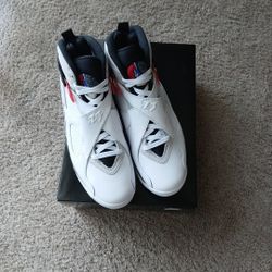 Jordan 8 Retro White True Red 