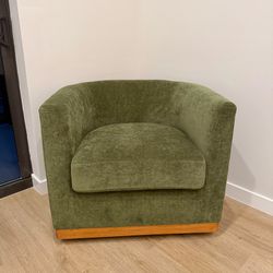 New Green Swivel Accent Chair