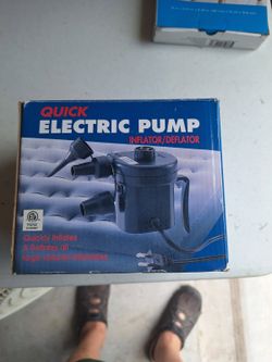 Quick Electric Pump Inflator/Deflator