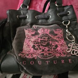 VINTAGE Y2K JUICY COUTURE DAYDREAMER Smokey Grey & Barbie Pink SCOTTY
