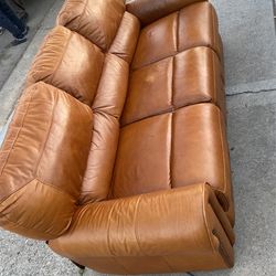 Leather Sofa Set