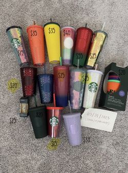 Starbucks studded Cups 