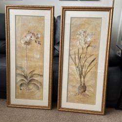 Two Large Matching Pictures Good Condition Both For $20 One For $10