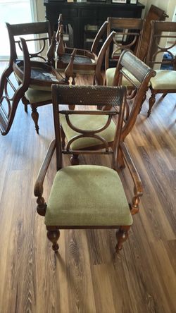Solid wood dinning chairs