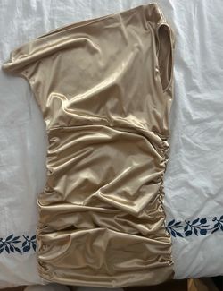 Gold dress