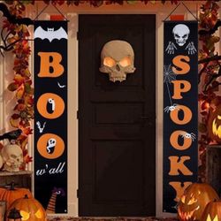 halloween decorations farmhouse decor Fall Hanging banners