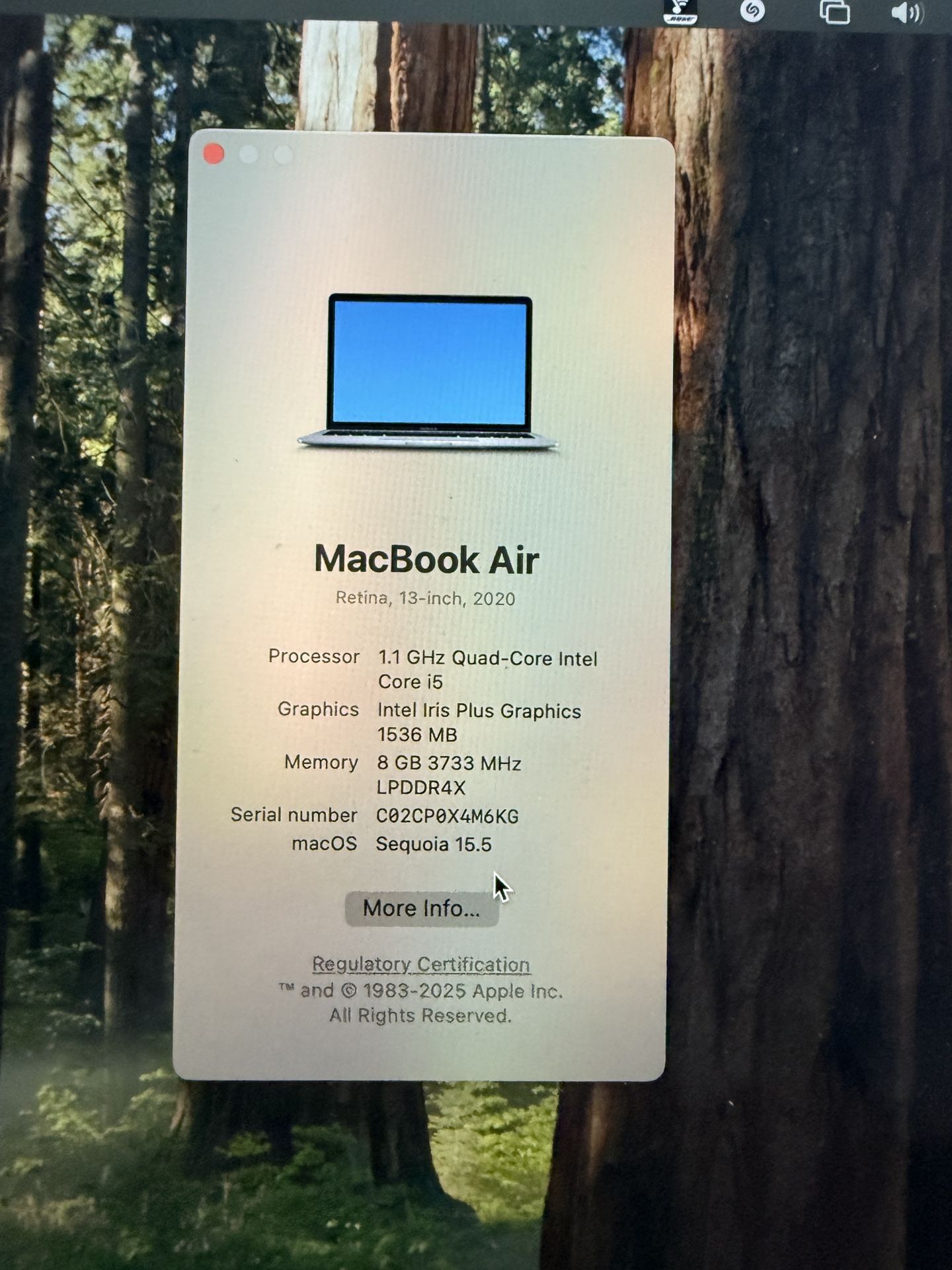 2020 Apple MacBook Air