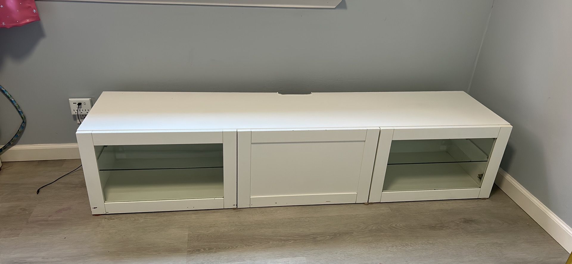 Ikea Sindvik glass door entertainment center #22715