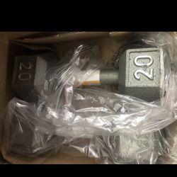 Pair Of 20 Lbs Dumbbells