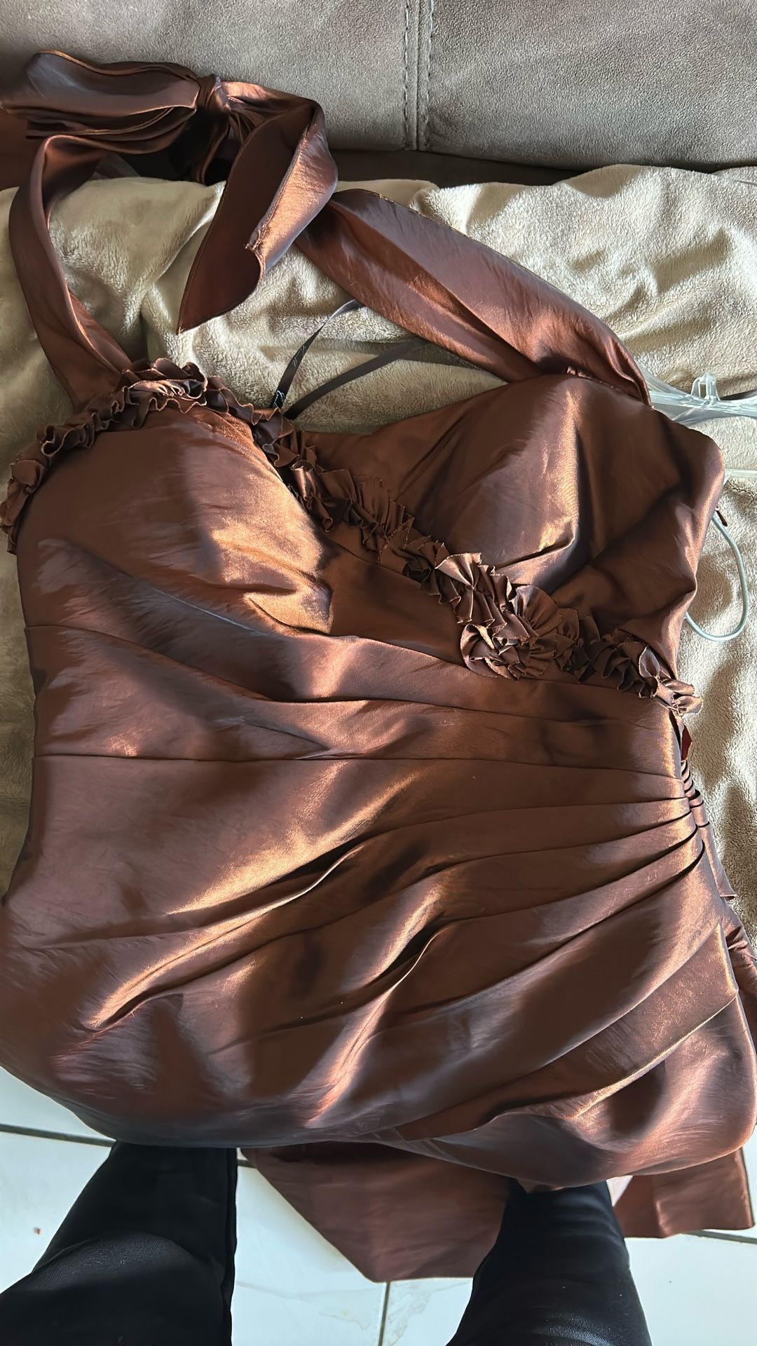 Long elegant evening dress