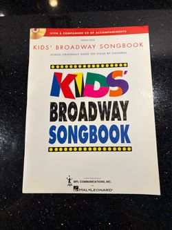 Kids Broadway Songbook Piano Vocal Sheet Music Book (no CD)