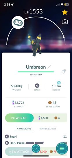 Pokémon Go (UMBREON)