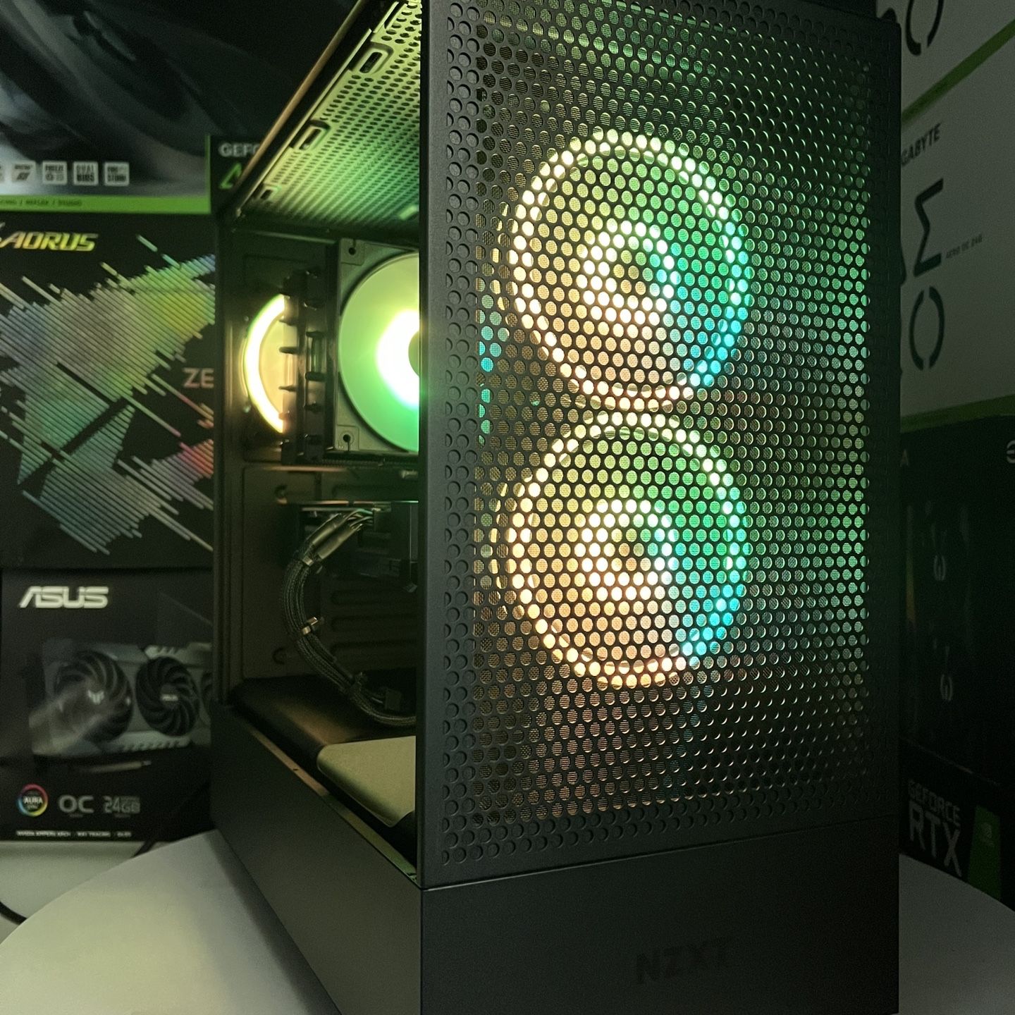 Nvidia RTX 4070 Super Gaming Video Editing Desktop PC 32GB DDR5 2TB NVMe SSD RTX4070 Computer 