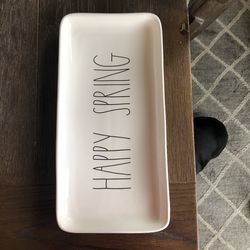 Rae Dunn Happy Spring Tray