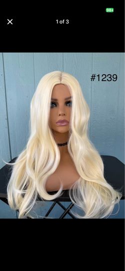 New blonde wig