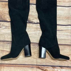 Michael Kors Black Suede Boots 