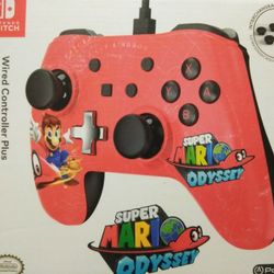 Nintendo Switch Super Mario Odyssey Wired Controller Plus *BRAND NEW*