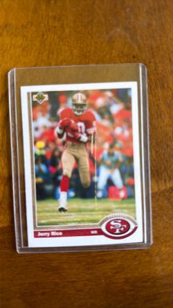 Jerry Rice football card