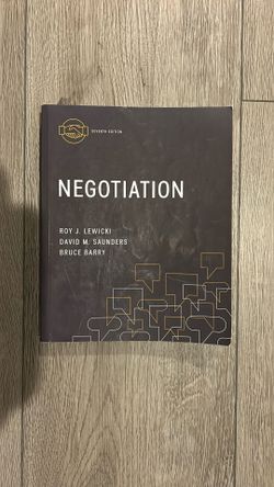 Negotiation
