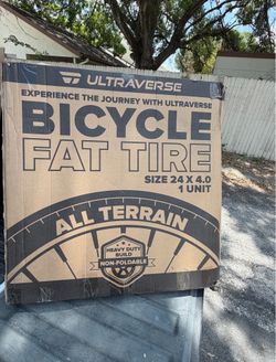 Ultraverse 24 x 4.0 Bicycle Fat Tire , Single